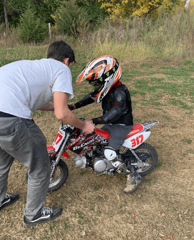 Coaching a beginner rider